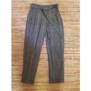 Gray plaid work/dress pants